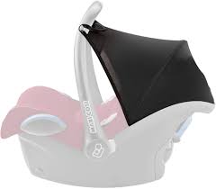 Der kindersitz ist einfach im auto zu befestigen und obwohl dieser kein isofix hat, wackelt nichts. Maxi Cosi Cabriofix Sonnenverdeck