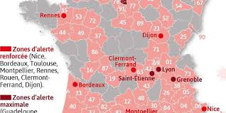 Lycées, transports, formation, professionnels et système de santé, entreprises, professionnels de la culture, du tourisme. Covid 19 En France Voici La Nouvelle Carte Des Zones D Alerte Quelles Mesures Dans Votre