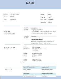 Customized samples based on the most contacted resumes from over 100 applicants for jobs in engineering are often required to demonstrate technical expertise and problem solving abilities. Resume Format For Fresher Civil Engineer I Want My Resume Sample