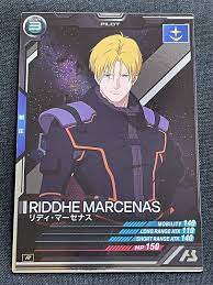RIDDHE MARCENAS AB01-064 R Gundam Arsenal Base Card BANDAI 2.32x3.38 F/S |  eBay