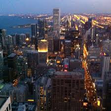 View From The Signature Room 95th Floor Of The John Hancock Building In Chicago Places To See Chicago Skyline Skyline