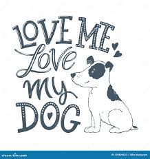 Love my dog lettering 02 stock vector. Illustration of colored - 129809625