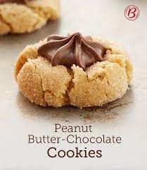 Peanut Butter Chocolate Cookies Recipe Yummy Cookies Peanut Butter Peanut Butter Cookies