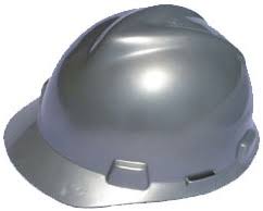 Msa V Gard Standard Silver Hard Hat Customhardhats Com