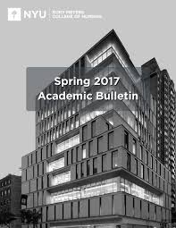 Nyu Meyers Academic Bulletin Spring 2017 By Nyu Nursing Issuu
