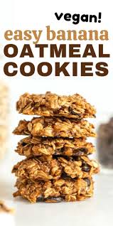 Next, dump the skillet apples into a baking dish and top with the oat crisp topping. Flourless Peanut Butter Banana Oatmeal Cookies Vegan