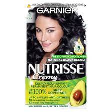 Sold & shipped by affordableprice. Garnier Nutrisse Permanent Hair Dye Black 1 B Sainsbury S