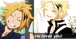 Write A Letter To Kaminari Denki Anime Boyfriend Anime Shows Anime Funny