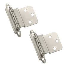 To mount self closing hinges. Non Self Closing Face Mount Cabinet Hinges Non Self Closing Face Mount 3 8 Inset Hinge Pair In Satin Nickel Amerock Bpr3417g10