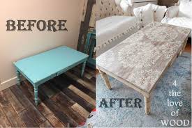 Mylar is a thick plastic like material that is washable. 4 The Love Of Wood Upgrading An Mdf Coffee Table Stenciled Table Top