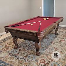8 Foot Connelly Catalina Maple Wood With Pecan Stain Arcadia Billiards Dkbilliards Playpool Mancave Gameroom Pooltable Pool Table Billiards Maple Wood