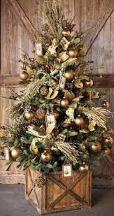 The Farmhouse Christmas Tree Box Tree Skirt Tree Collar Small Christmas Trees Rustic Christmas Tree Christmas Tree Box