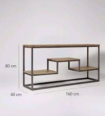Jual aneka meja tv minimalis kayu solid & custom desain. Rak Tv Kayu Besi Size 160x40x80 Mebel 536216142