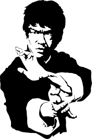 Black And White Vector Sticker Bruce Lee Black And White Vector Dxf File Free Download 3axis Co Bruce Lee Art Silhouette Art Bruce Lee Pictures
