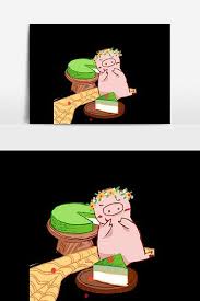 Cartoon Pig Food Illustration Element Pikbest Templates Pig Food Pig Cartoon Food Illustrations