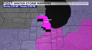 In addition, a severe thunderstorm watch which affected most of the lowcountry has ended. Winter Storm Warning Issued For Chicago Region Wgn Tv