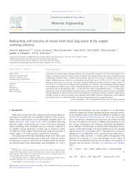 See what phapha dainu (phaphadainu) has discovered on pinterest, the world's biggest collection of ideas. Pdf Bioleaching And Recovery Of Metals From Final Slag Waste Of The Copper Smelting Industry Olli Tuovinen Academia Edu