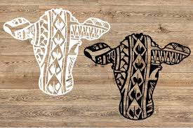 Download Cow Head Tattoo Svg Not Today Heifer Usa Ink Tattoo Bulls Bull 1281s By Hamhamart Thehungryjpeg Com