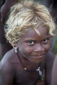 Solomon Islands Blondin Krasivye Deti Naturalnye Blondinki