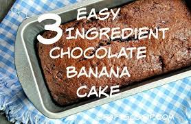3 Ingredient Chocolate Banana Bread Recipe Edible Crafts Chocolate Banana Bread Recipe Chocolate Banana Bread Cake Mix Banana Bread