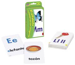 In microsoft word, you can add a colorful frame to any picture by customizing a picture border. Buy Spanish Alphabet Picture Words Pocket Flash Cards Online In Indonesia B000nnfyza