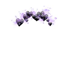 Black Purple Emoji Sticker By Josephine Combinations with 💚 green heart emoji. black purple emoji sticker by