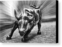 Black And White Bull Canvas Wall Street Bull Black And White D0004 Canvas Print By Wes And Dotty Weber Bull Art Bull Artwork Fine Art America