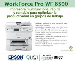 Con la impresora multifuncional WorkForce Pro WF-6590 obtenga rentabilidad,  rapidez y la mejor optimización de la productividad de la empresa | Printer