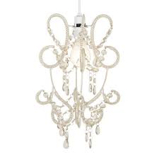The cheapest offer starts at £3. Modern Cream Shabby Chic Jewel Beaded Ceiling Pendant Light Shade