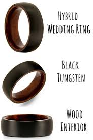The Woodland Hybrid Ring Wedding Rings Alternative Wedding Rings Mens Wedding Rings