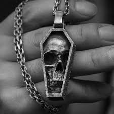Skull Coffin Pendant