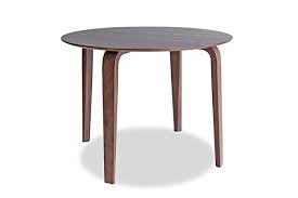 Amazon Com Edloe Finch Mid Century Modern Round Dining Table Kitchen Walnut In 2020 Round Dining Table Small Midcentury Modern Dining Table Dining Table In Kitchen