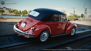 Image result for Poppy Red 1953 Beetle