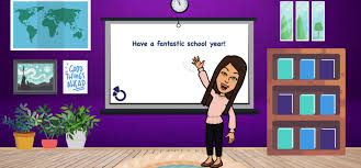 J has clickable images to take students to different important links. Free Bitmoji Classroom Templates For Remote Learning