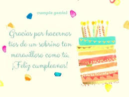 Feliz Cumpleanos Para Un Sobrino Cumple Genial