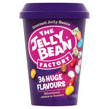 I believe they use the peanut powder to help bind. The Jelly Bean Factory Gourmet Beans