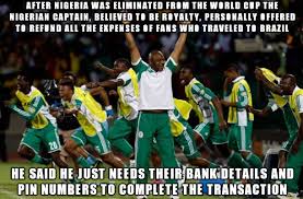 Image result for jokes on nigeria soccer team