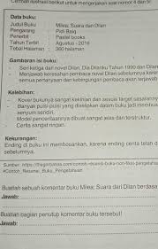 Check spelling or type a new query. Buatlah Sebuah Komentar Buku Milea Brainly Co Id