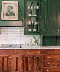 Prepare the surface of the cabinets. Pin By Laurie Gardner On H O M E Dark Green Kitchen Green Kitchen Cabinets Home Kitchens