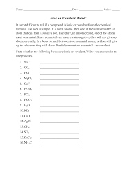 O + s + o types of chemical bonds classify the following. Bonding Basics Covalent Bonds Worksheet Answers Promotiontablecovers