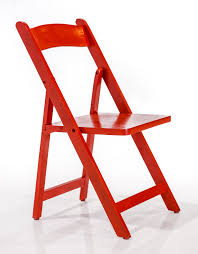 Once you're inside the arena, you'll be able to comfortably root for your team all game long with. Children S Red Wood Folding Chair For Party Rental Standard Modesto