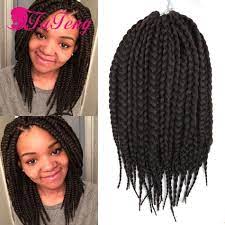 Aliexpress Com Buy Box Braids Crotchet Braids Curly Weave Synthetic Hair Extensions 14 Twist Braid Hairstyles Havana Mambo Twist Crochet Crochet Hair Styles