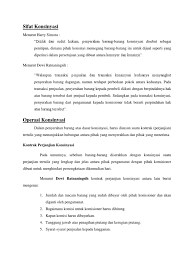 Namun istilah konsinyasi sendiri belum kamu kenali dengan baik. Sifat Konsinyasi