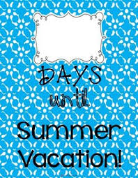 Countdown To Summer Vacation Poster Freebie Teachers Lounge Diy Calendar Dry Erase Vacation Countdown