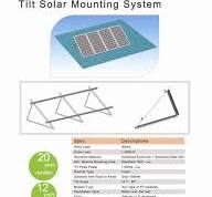 Adjustable Tilt Solar Mounting for metal, sandwich roof top