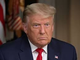 Bekijk het moment dat Trump wegliep bij het 60 Minutes-interview