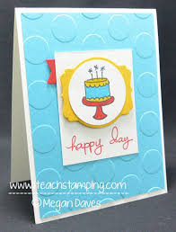 If you find that you are bitten by the card making bug, you will find it helpful to look at magazines, books and the web for inspiration. Card Making Video On Making An Easy Birthday Card Endless Birthday Wishes From Stampin Up I Teach Stamping