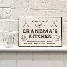personalised vintage style kitchen sign