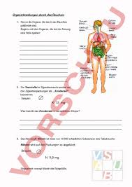 Arbeitsblatt Organerkrankungen Durch Das Rauchen Biologie Anatomie Physiologie Kostenloses unterrichtsmaterial zu bewerbung und berufsorientierung: rauchen biologie anatomie physiologie