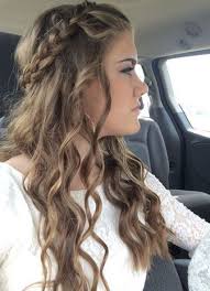 19 Super Ideas Hairstyles For Medium Length Hair Prom Hairdos Hair Hai With Images Easy Homecoming Hairstyles Formal Hairstyles For Long Hair Dance Hairstyles